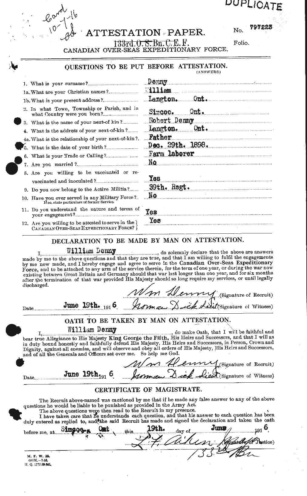 Personnel Records of the First World War - CEF 286377a