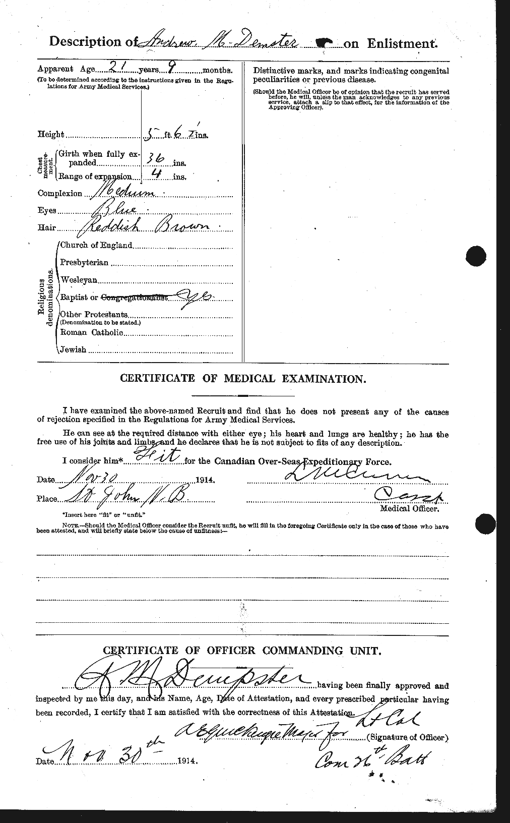 Personnel Records of the First World War - CEF 286938b