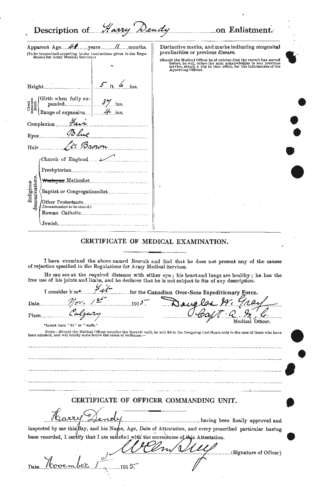Personnel Records of the First World War - CEF 287870b