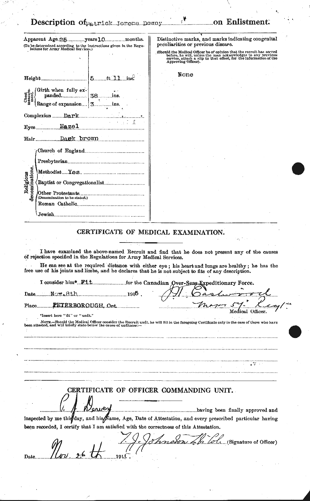 Personnel Records of the First World War - CEF 288746b