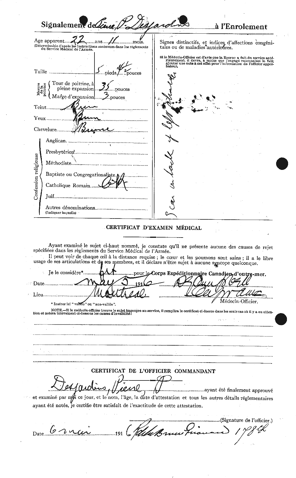 Personnel Records of the First World War - CEF 290001b