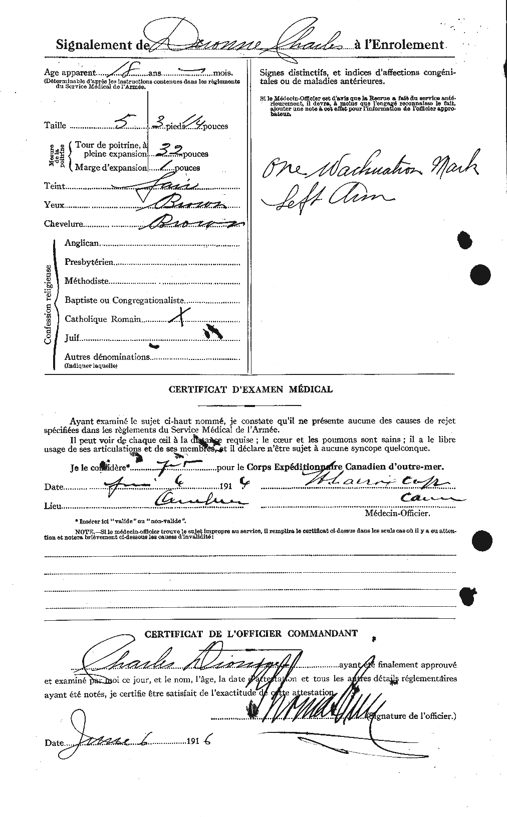 Personnel Records of the First World War - CEF 292565b