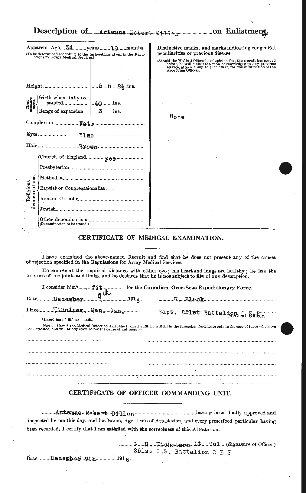 Personnel Records of the First World War - CEF 293650b