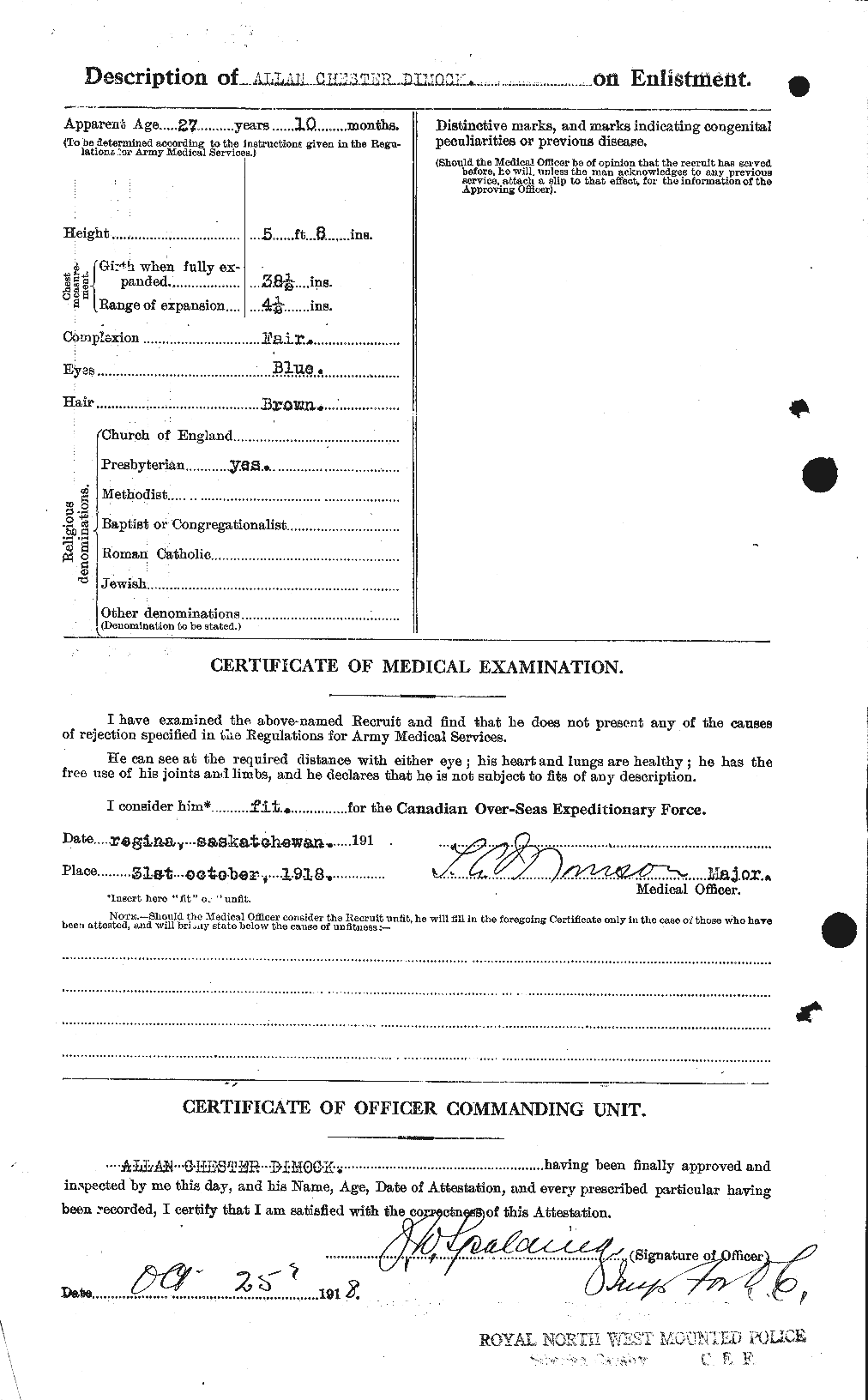 Personnel Records of the First World War - CEF 293838b