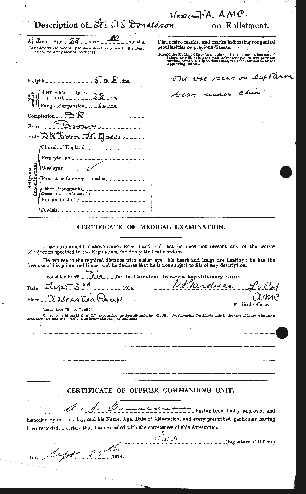 Personnel Records of the First World War - CEF 295879b