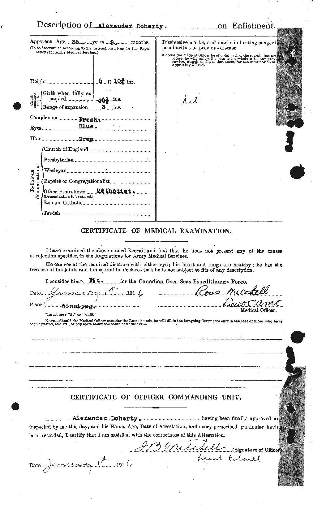 Personnel Records of the First World War - CEF 297493b