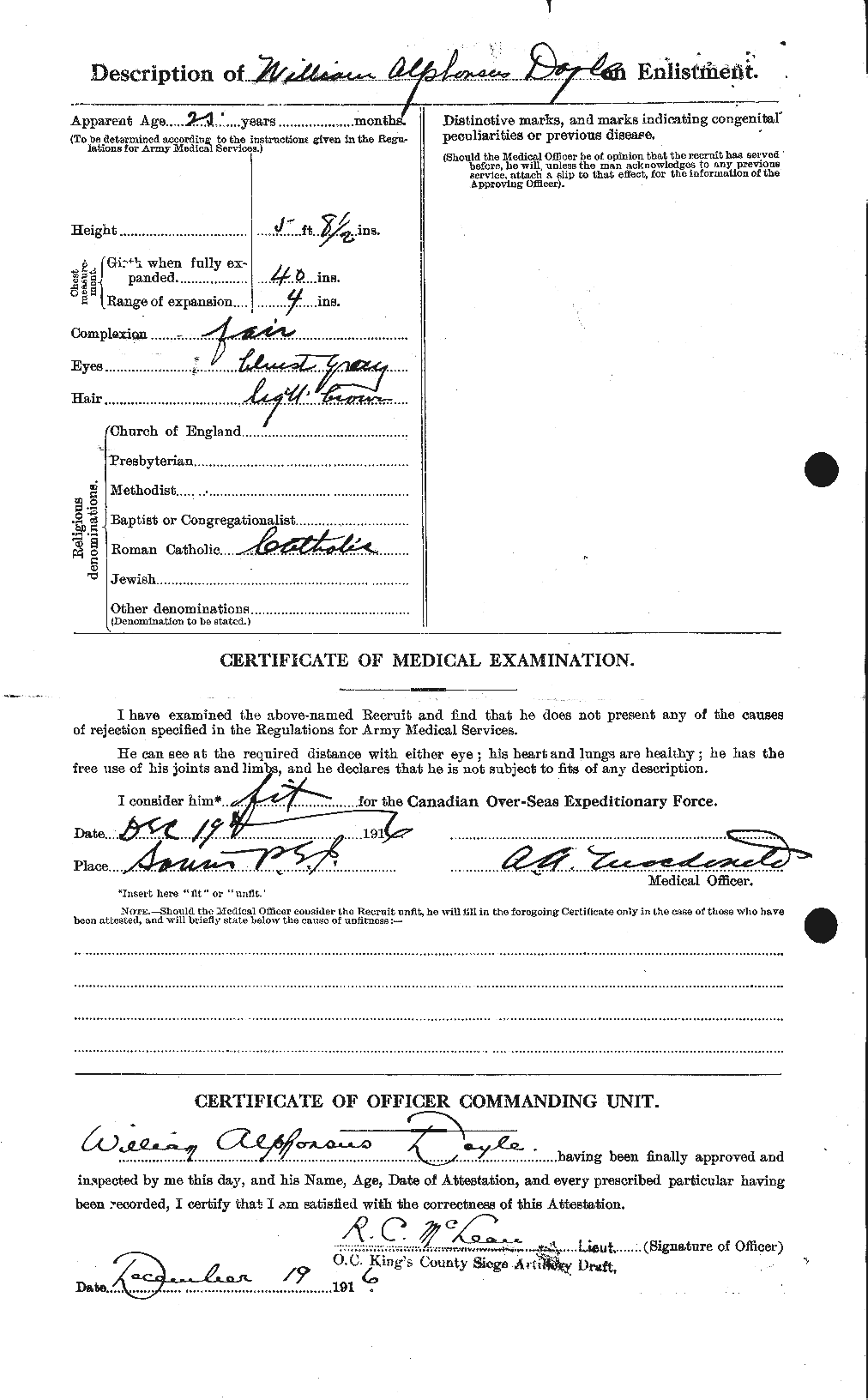 Personnel Records of the First World War - CEF 297950b