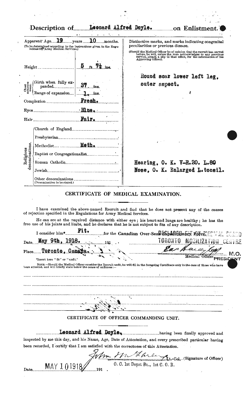 Personnel Records of the First World War - CEF 298635b