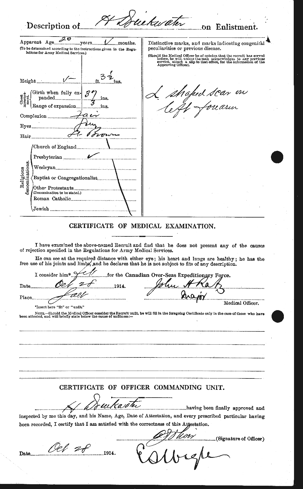 Personnel Records of the First World War - CEF 298918b
