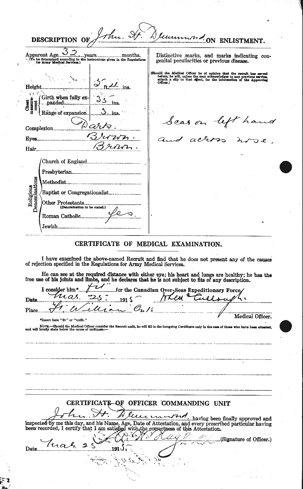 Personnel Records of the First World War - CEF 300910b