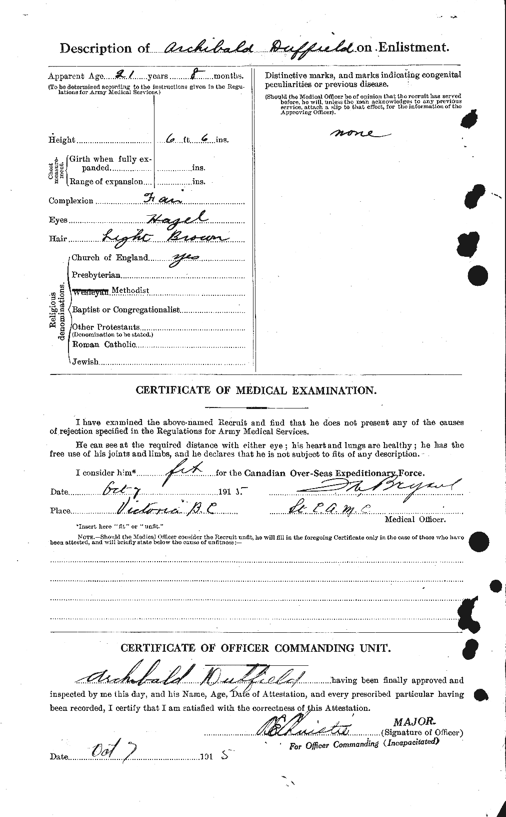 Personnel Records of the First World War - CEF 301217b