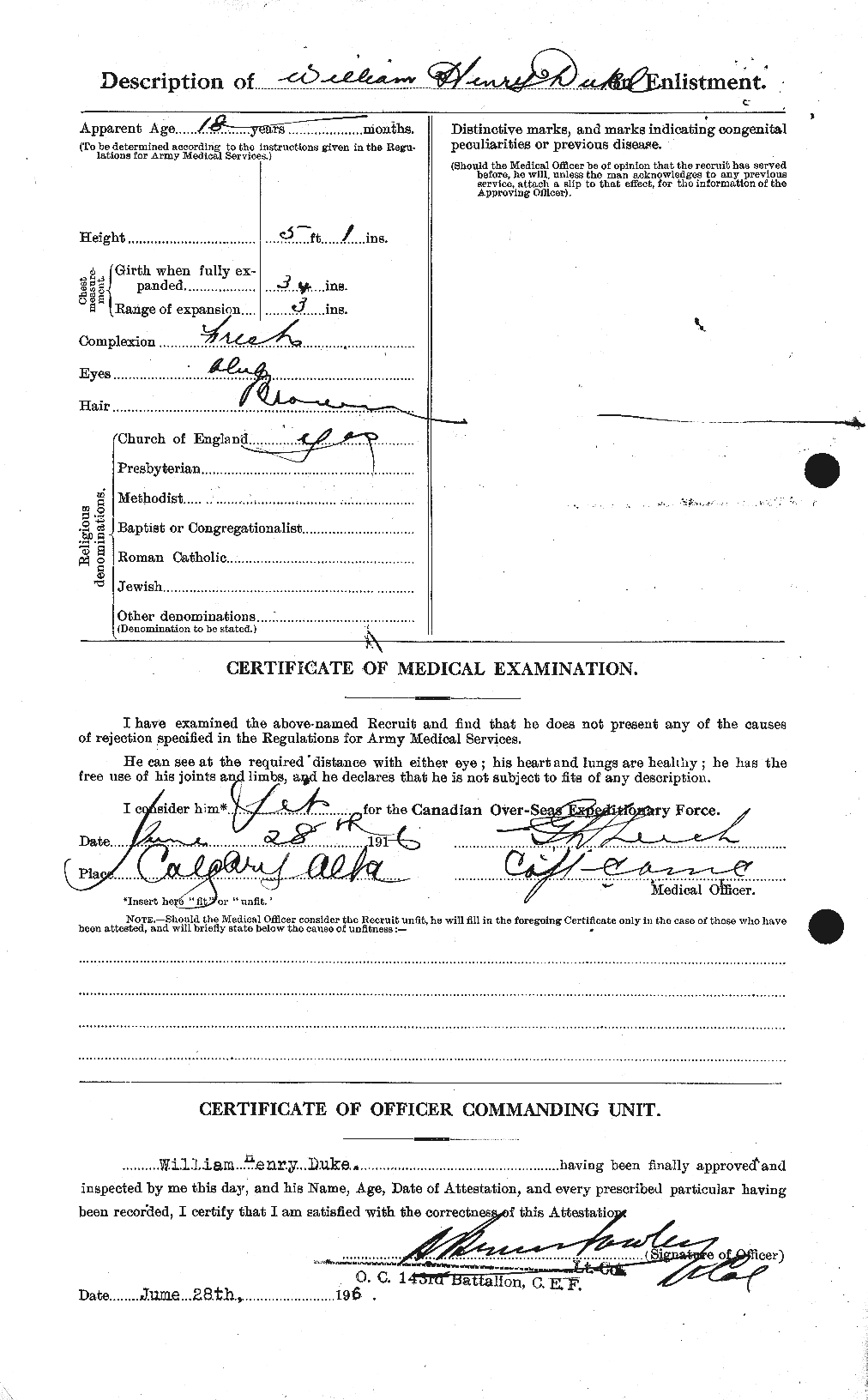 Personnel Records of the First World War - CEF 302065b