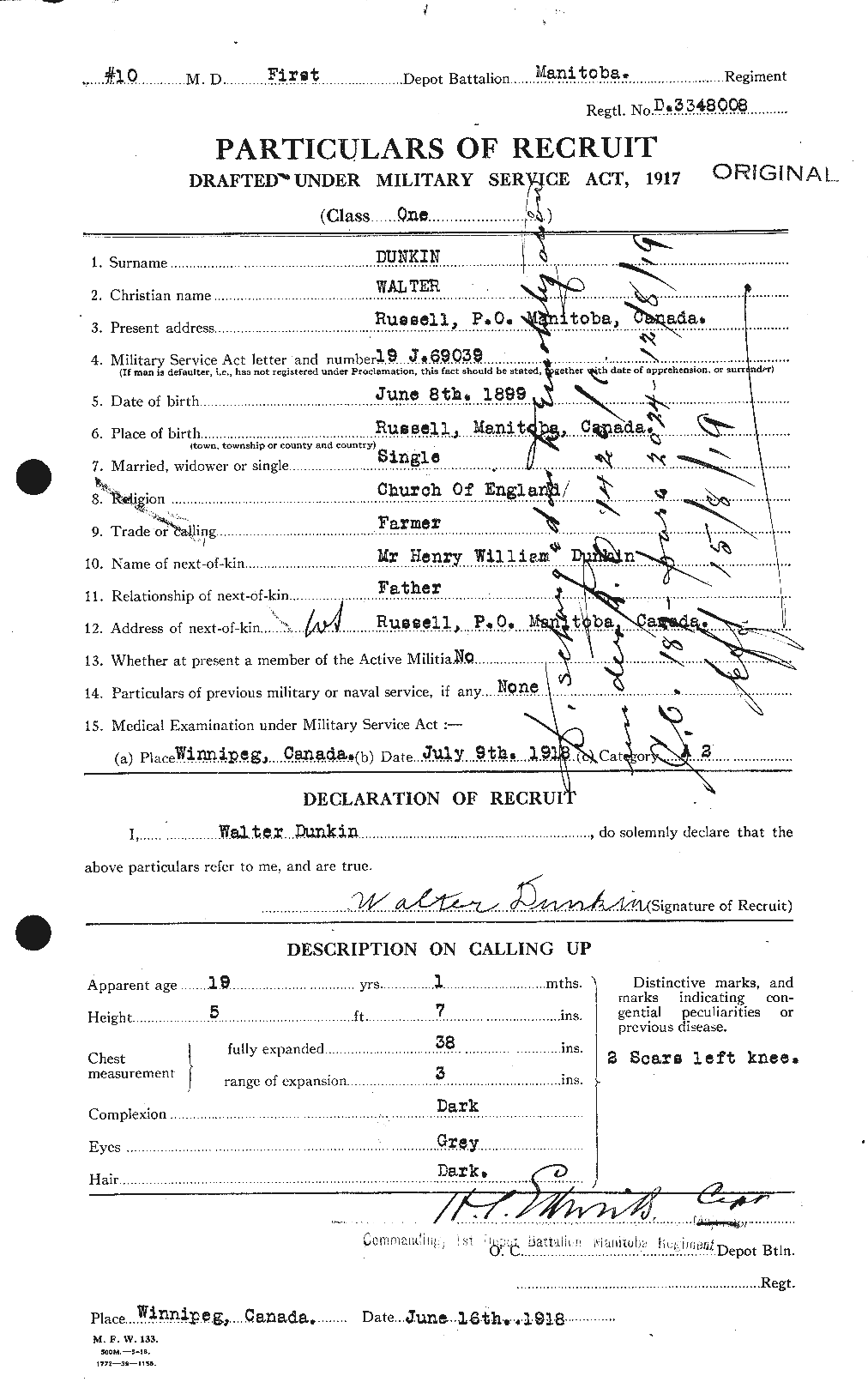 Personnel Records of the First World War - CEF 303649a