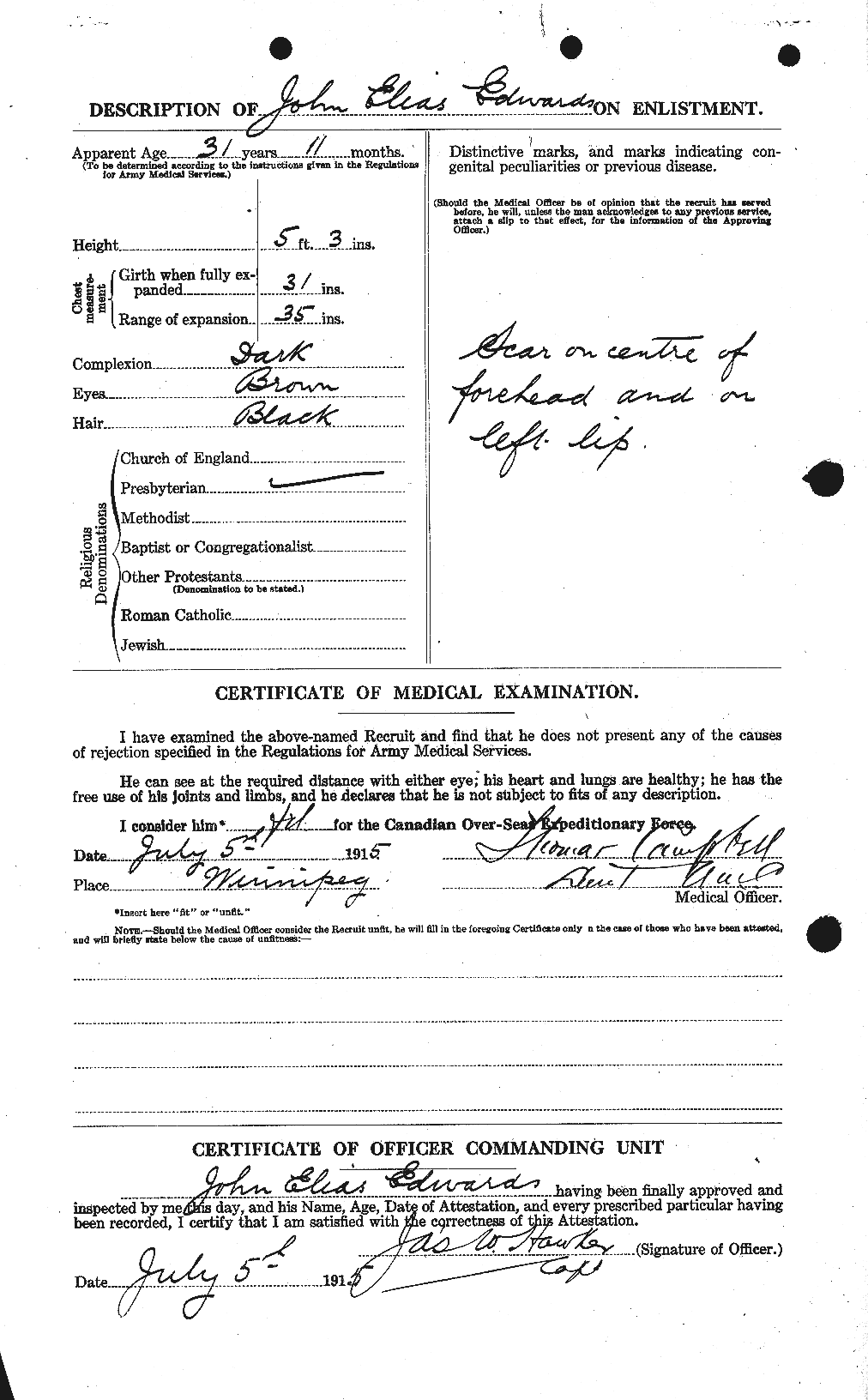 Personnel Records of the First World War - CEF 310128b