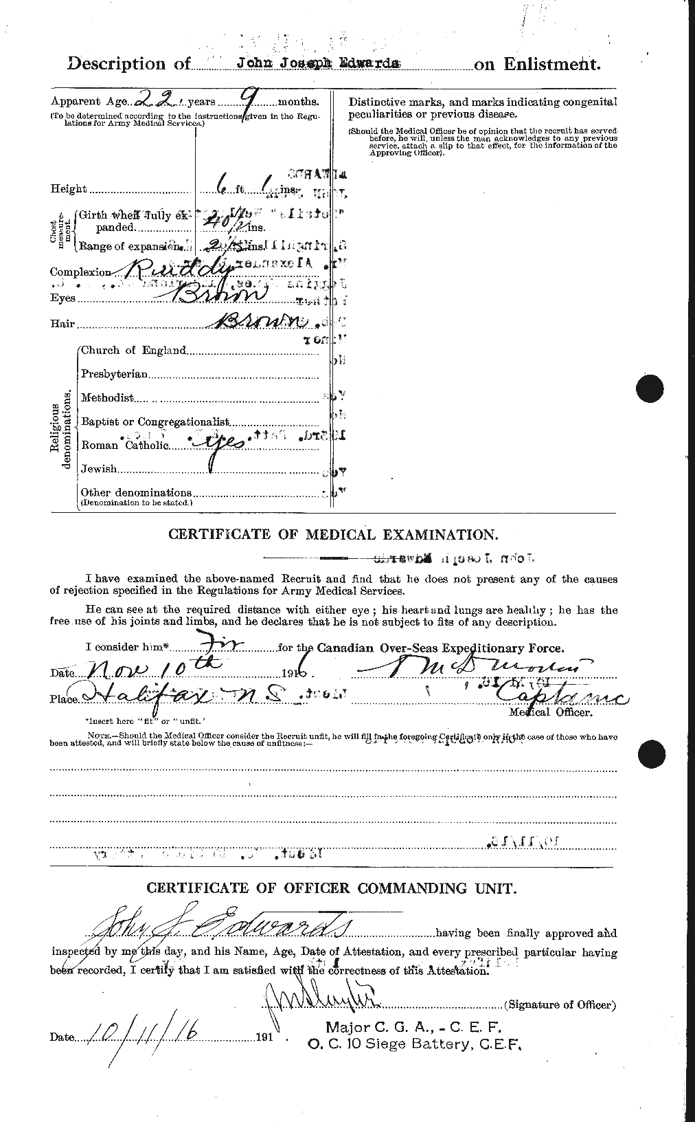 Personnel Records of the First World War - CEF 310143b