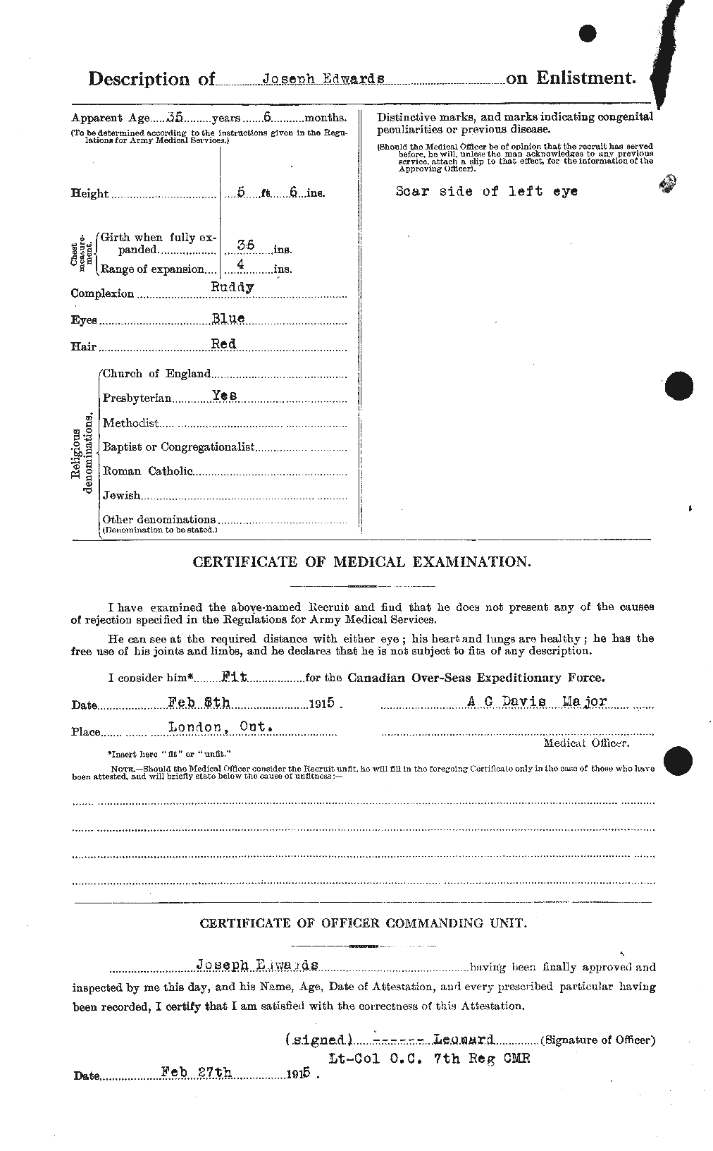 Personnel Records of the First World War - CEF 310177b