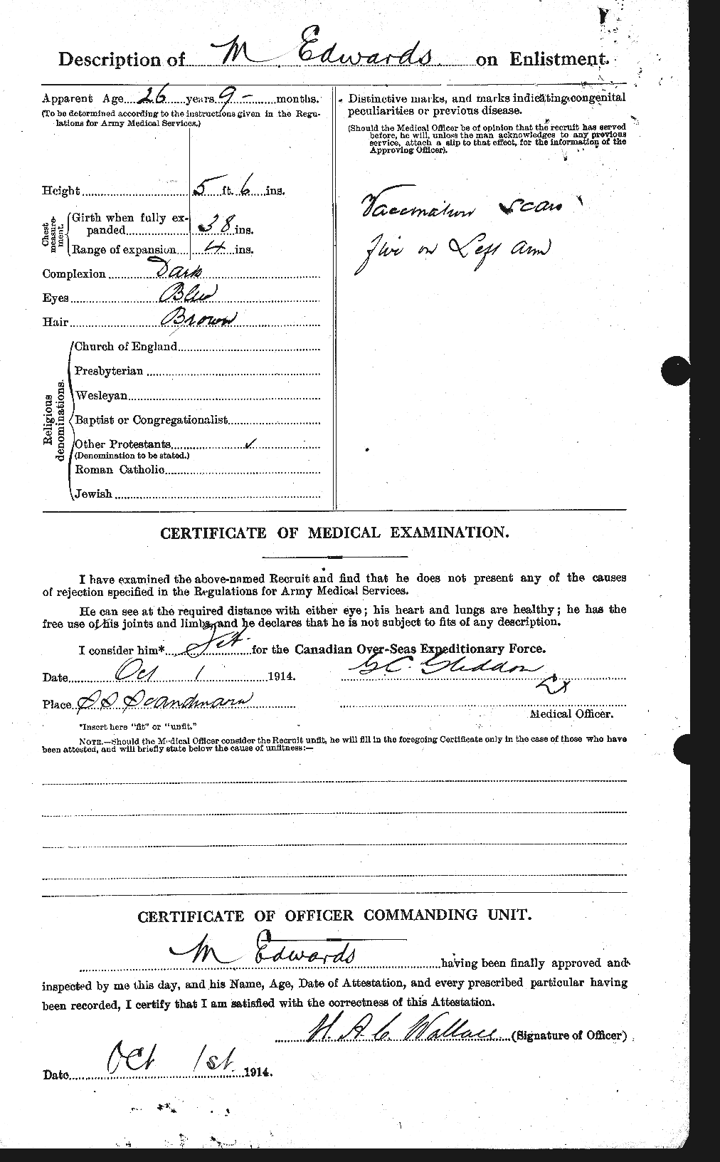 Personnel Records of the First World War - CEF 310209b