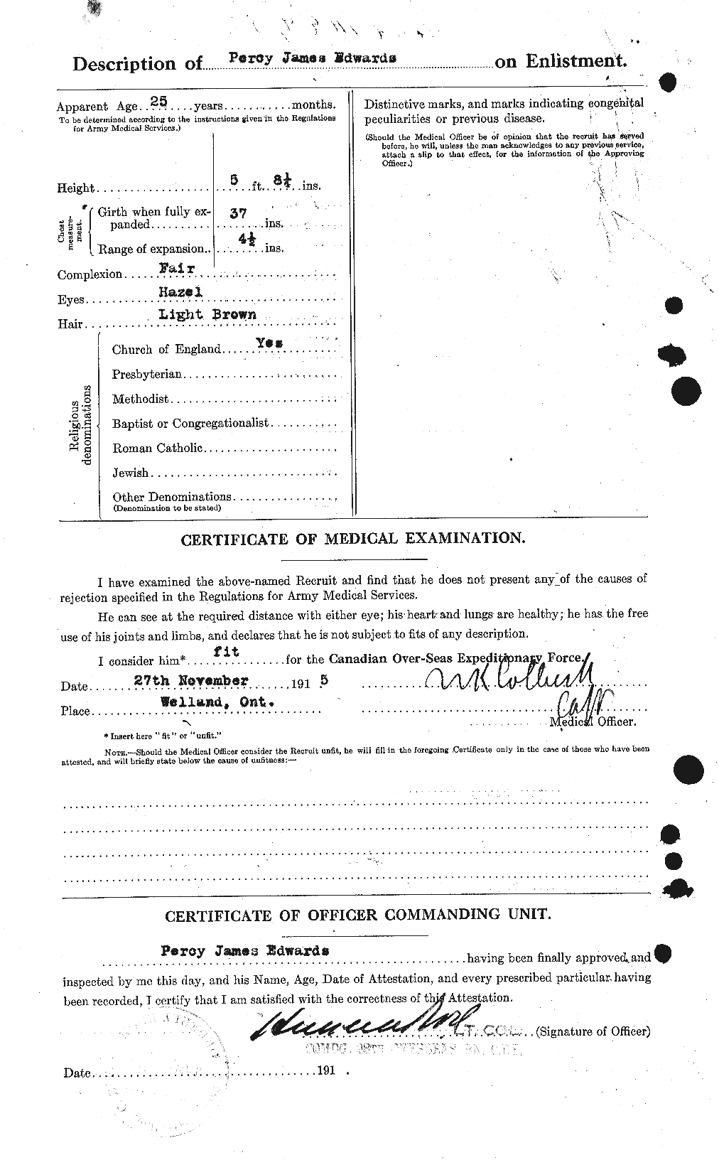 Personnel Records of the First World War - CEF 310237b