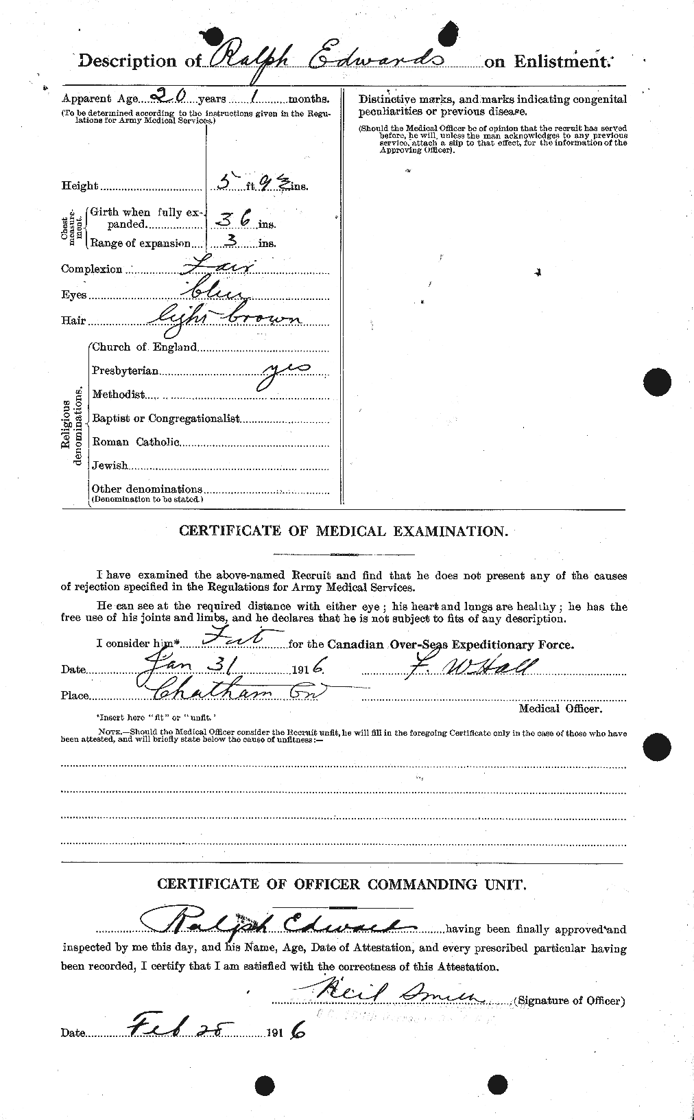 Personnel Records of the First World War - CEF 310244b