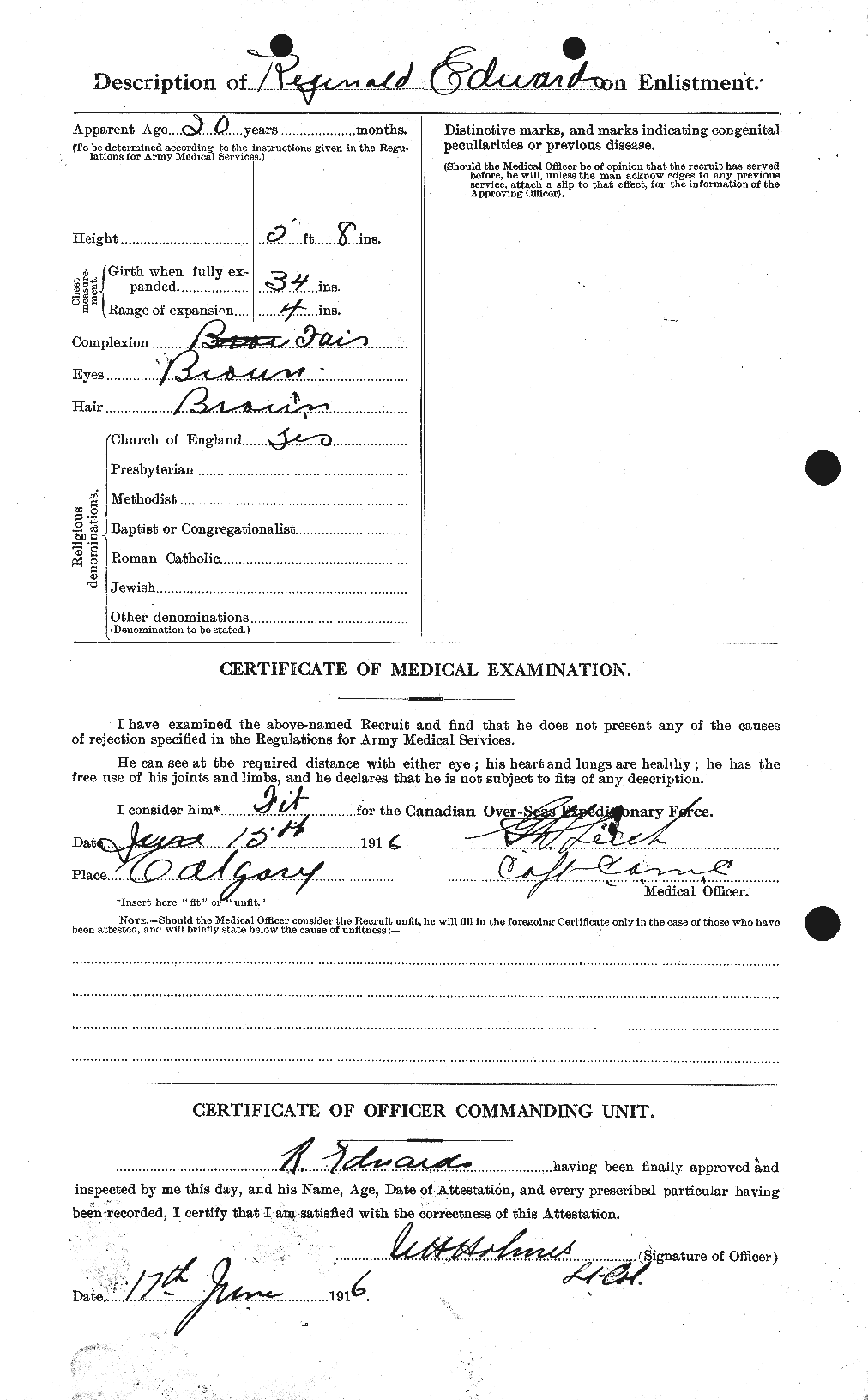 Personnel Records of the First World War - CEF 310246b