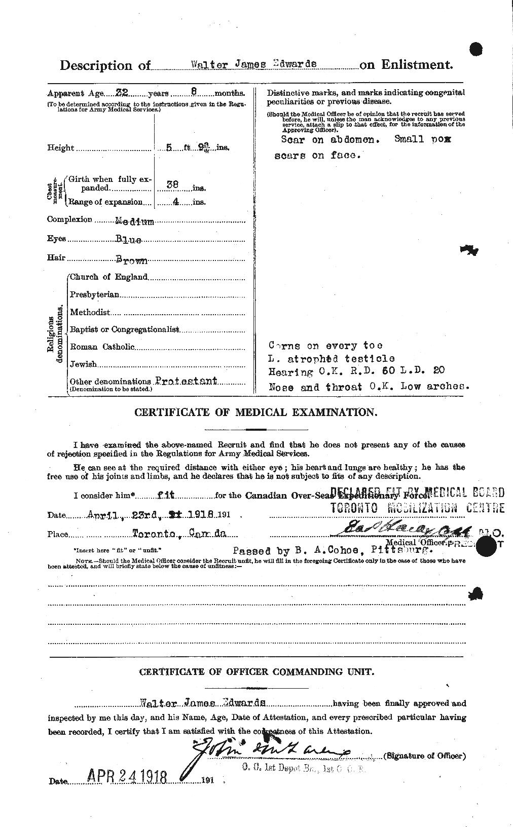 Personnel Records of the First World War - CEF 310374b