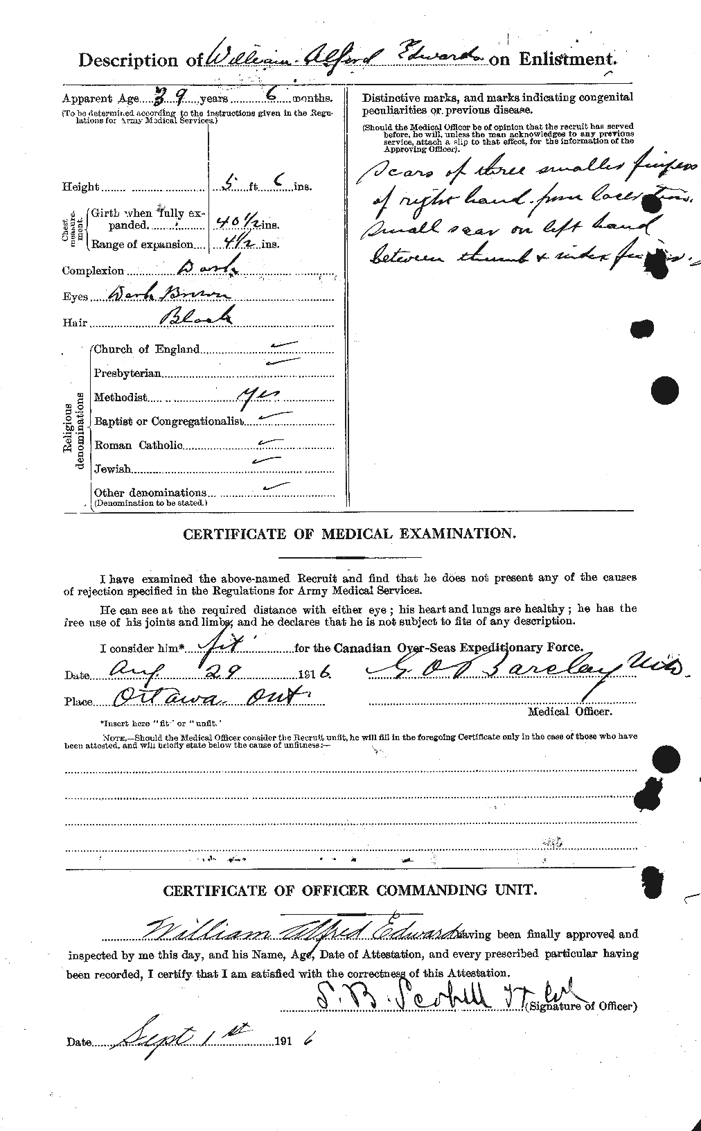 Personnel Records of the First World War - CEF 310409b