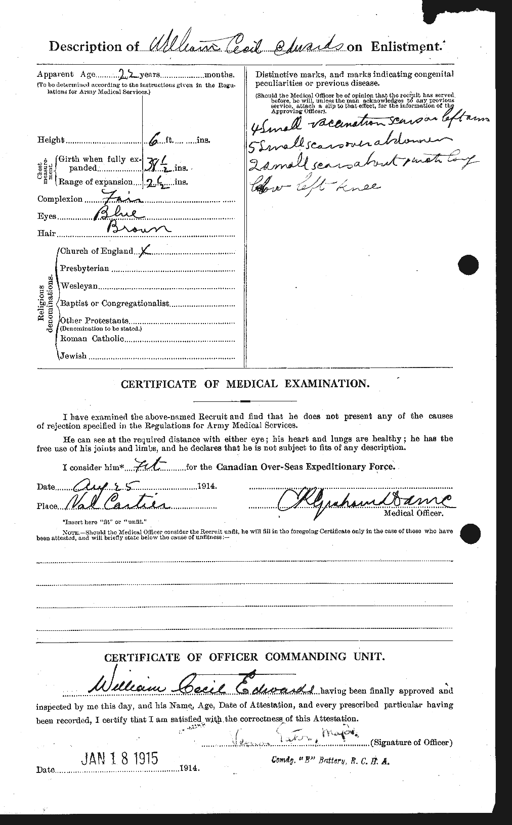 Personnel Records of the First World War - CEF 310415b
