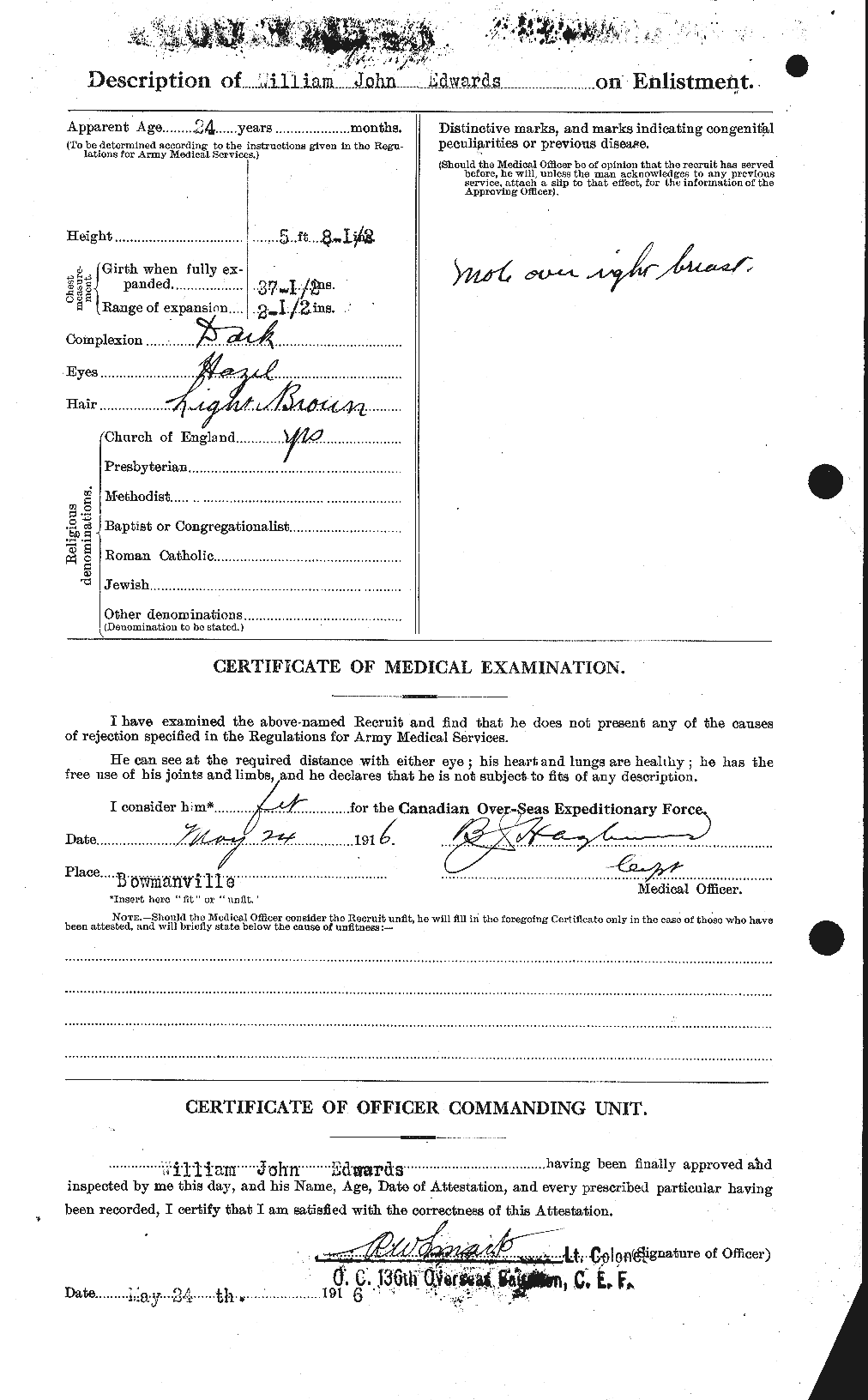 Personnel Records of the First World War - CEF 311926b