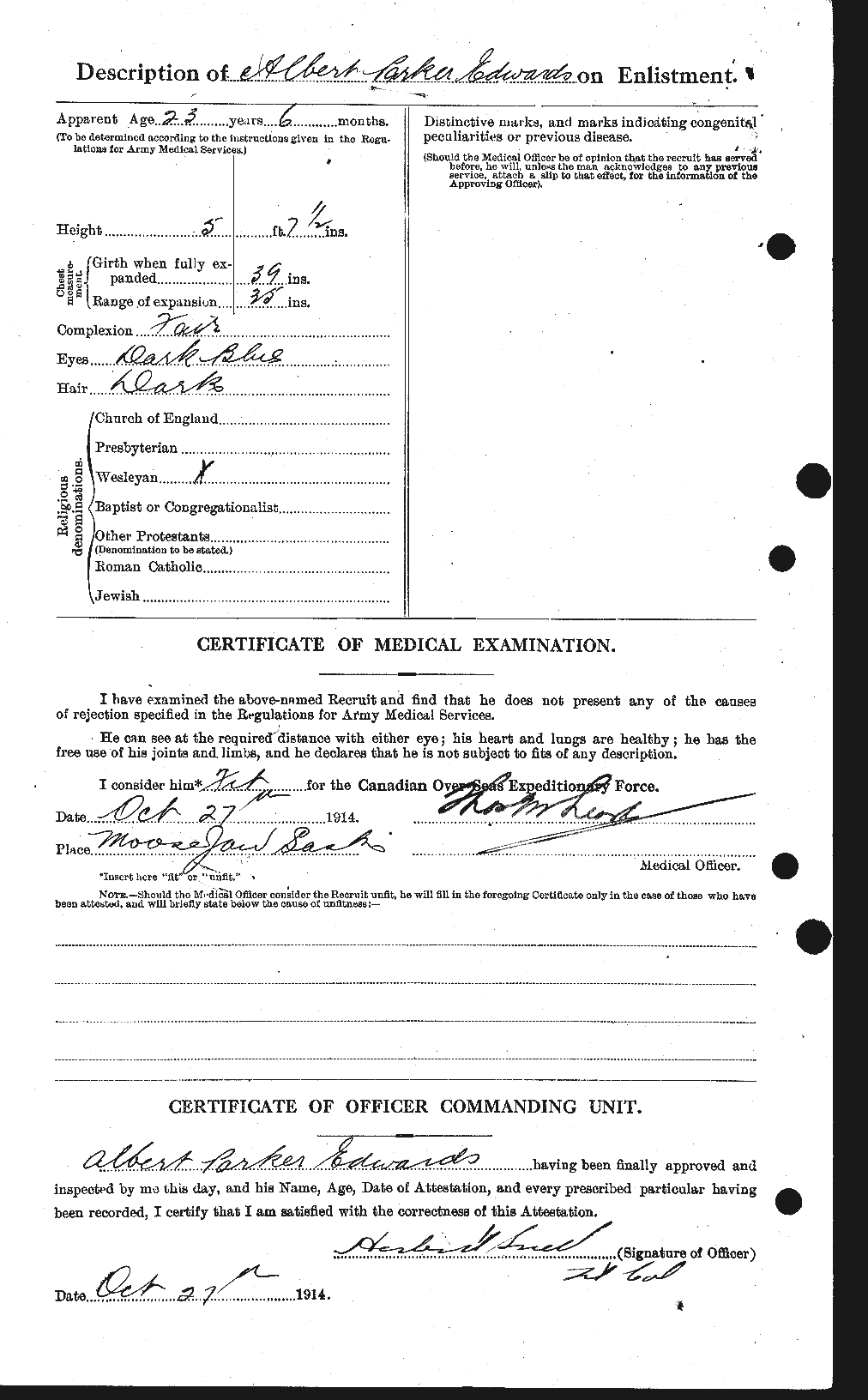 Personnel Records of the First World War - CEF 313096b