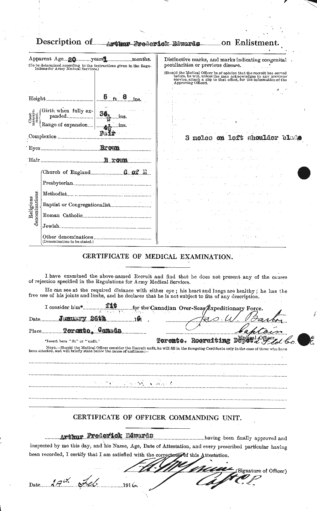 Personnel Records of the First World War - CEF 313139b
