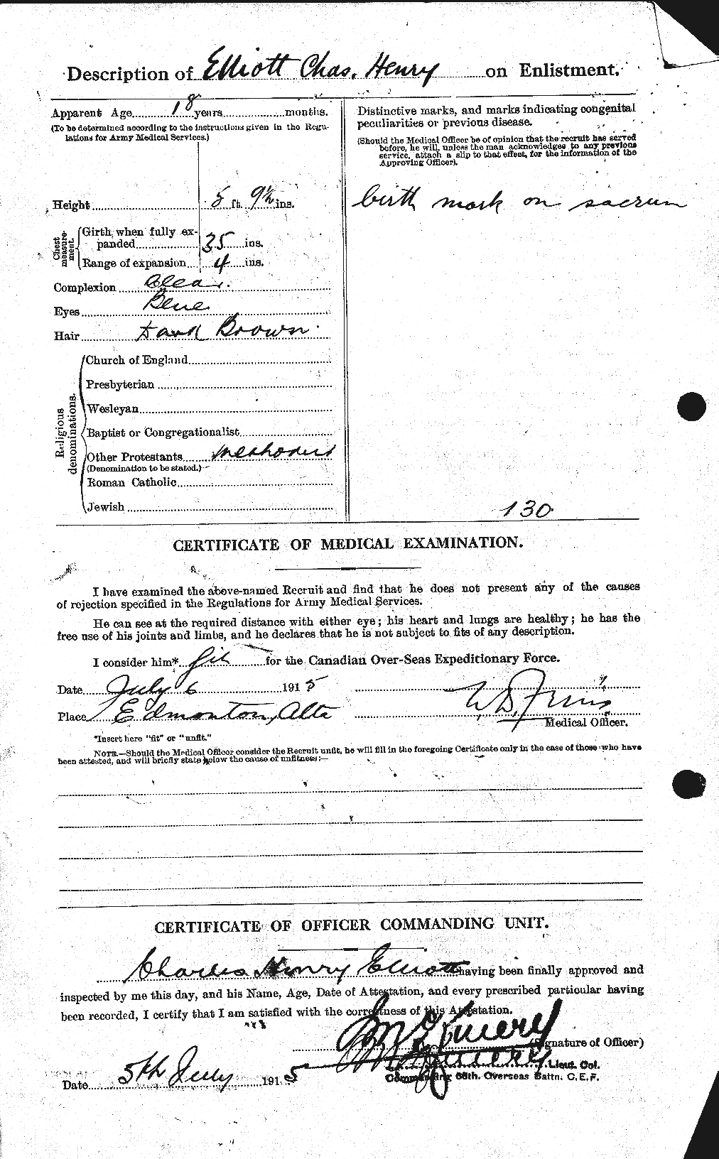 Personnel Records of the First World War - CEF 314337b