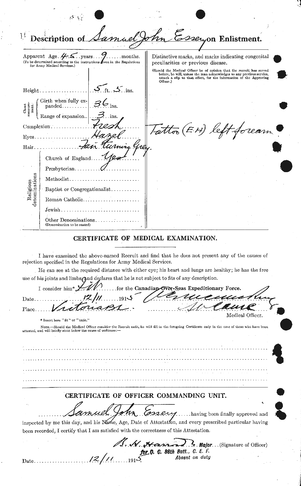 Personnel Records of the First World War - CEF 316676b