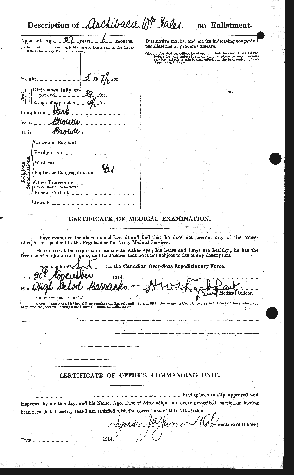 Personnel Records of the First World War - CEF 317030b
