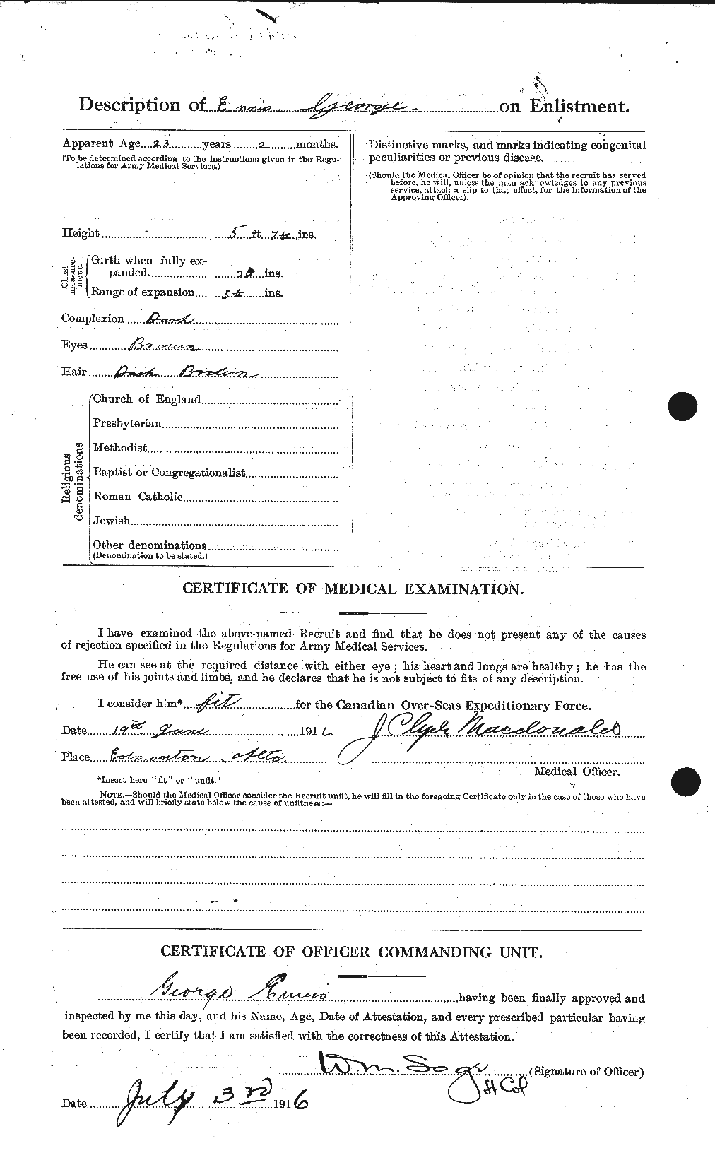 Personnel Records of the First World War - CEF 317317b