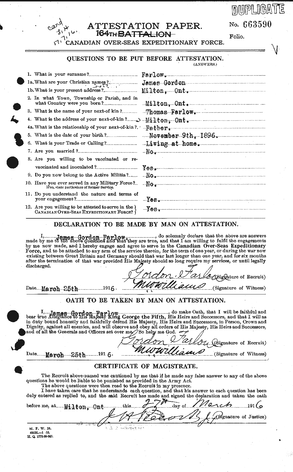 Personnel Records of the First World War - CEF 317915a