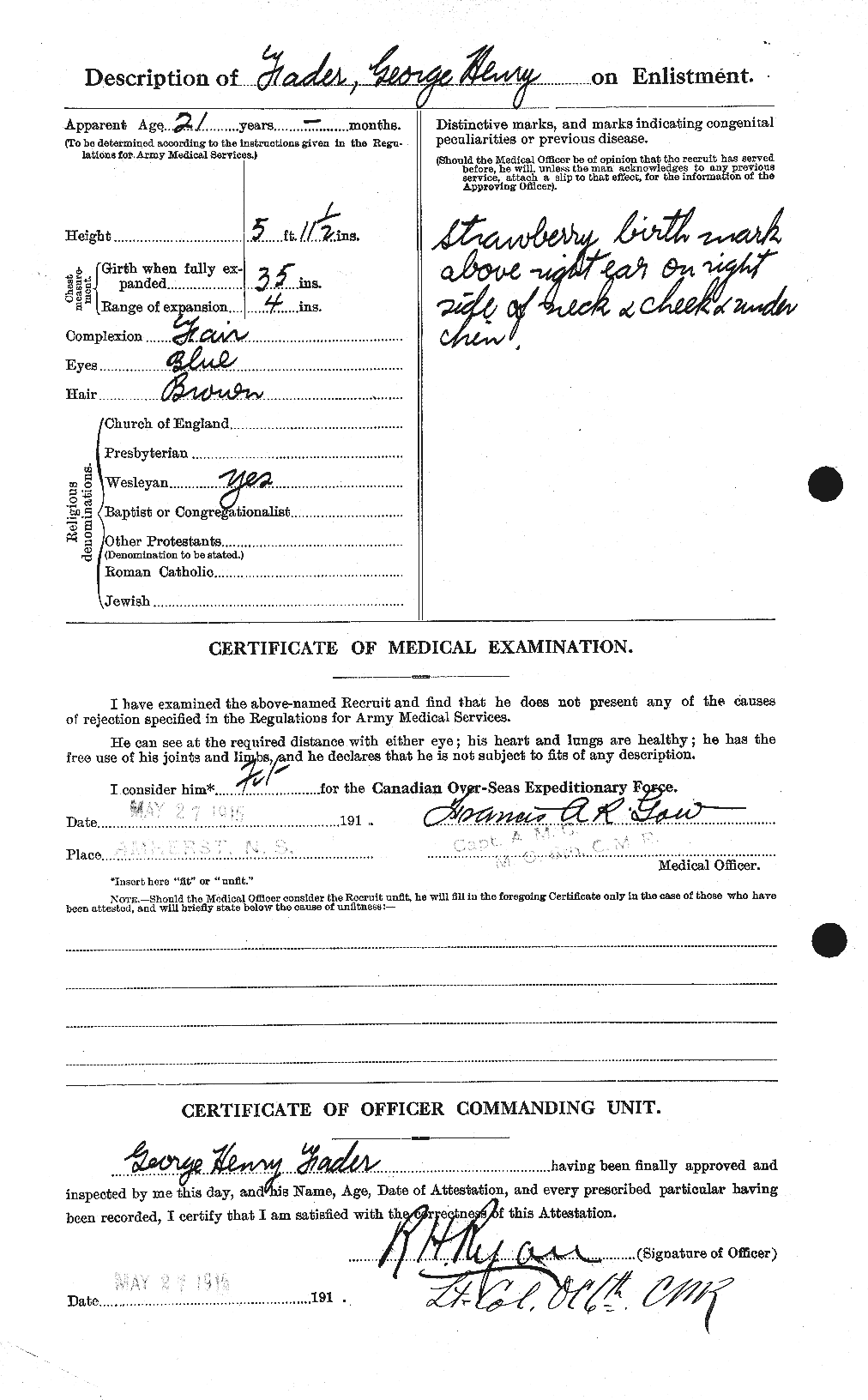 Personnel Records of the First World War - CEF 318179b