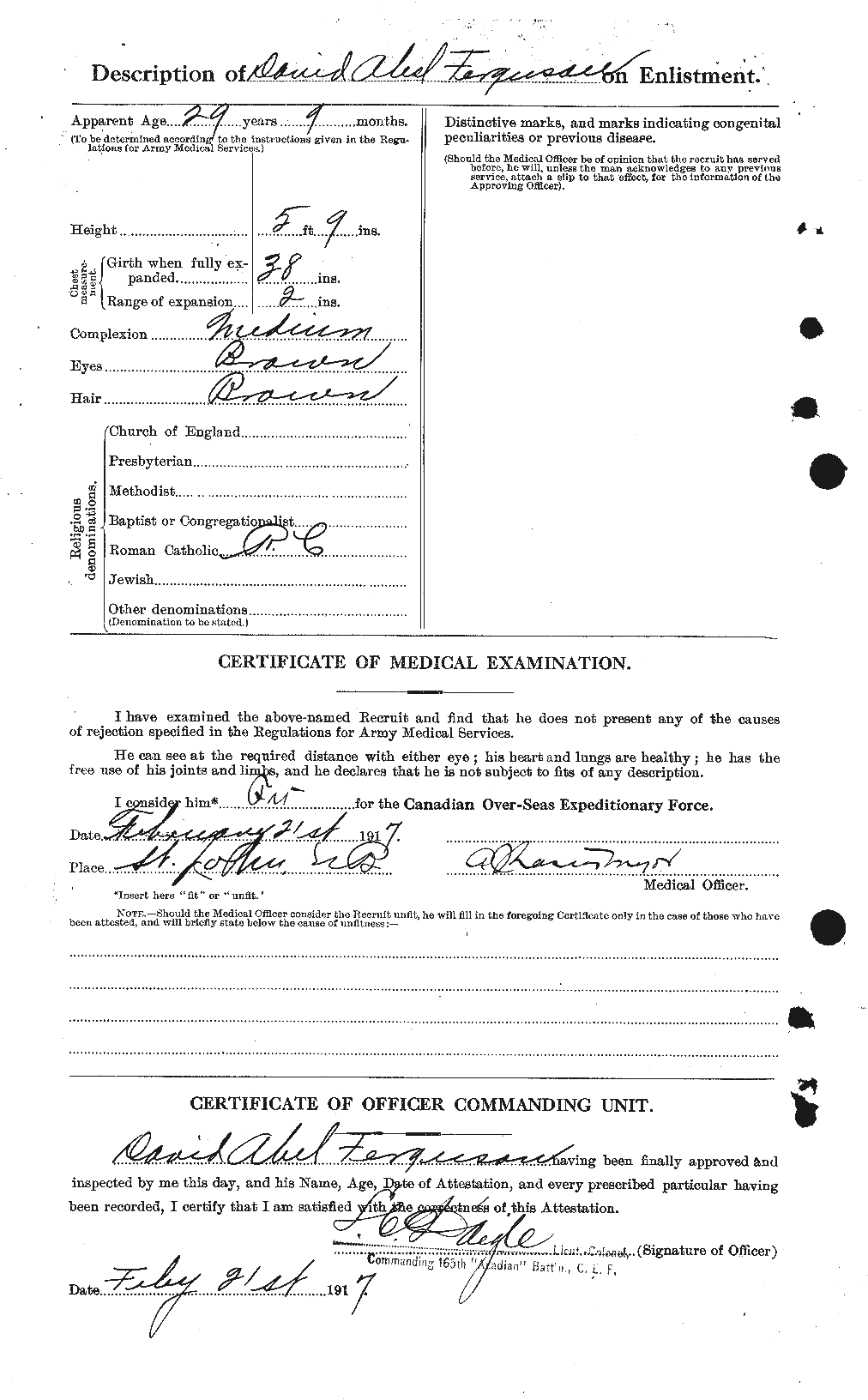 Personnel Records of the First World War - CEF 318988b