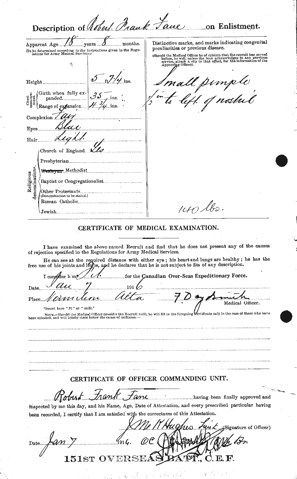 Personnel Records of the First World War - CEF 319863b