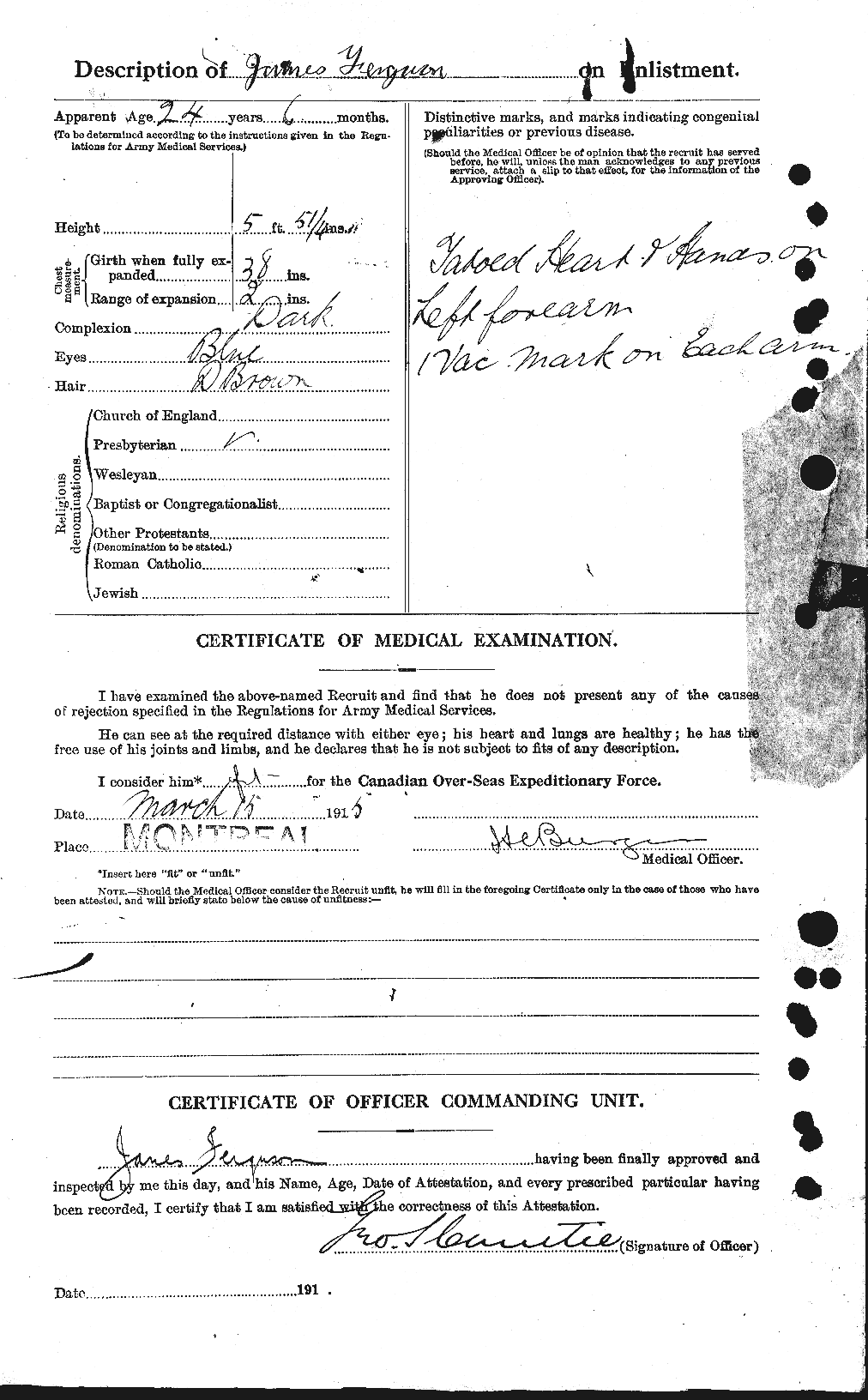 Personnel Records of the First World War - CEF 320243b