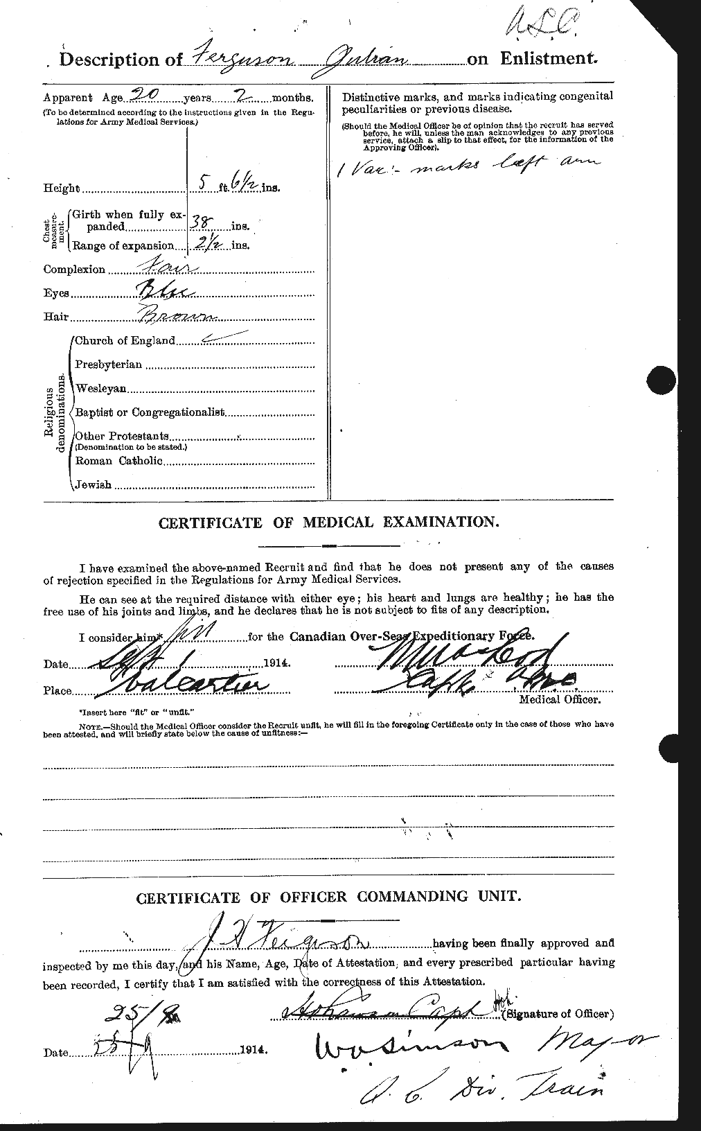 Personnel Records of the First World War - CEF 321134b