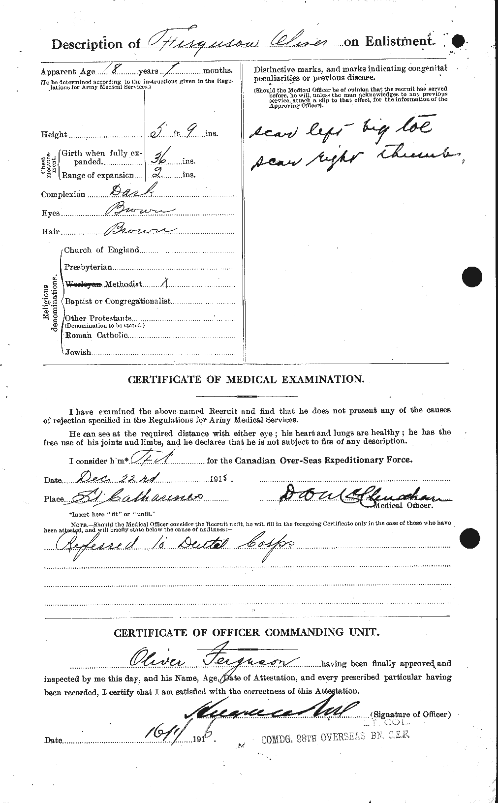 Personnel Records of the First World War - CEF 321197b