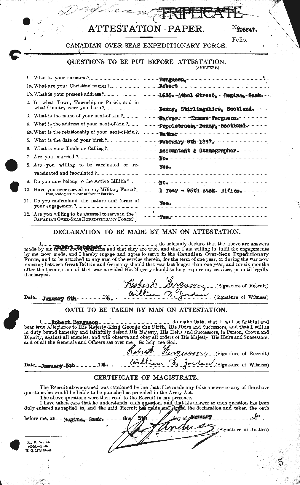 Personnel Records of the First World War - CEF 321228a