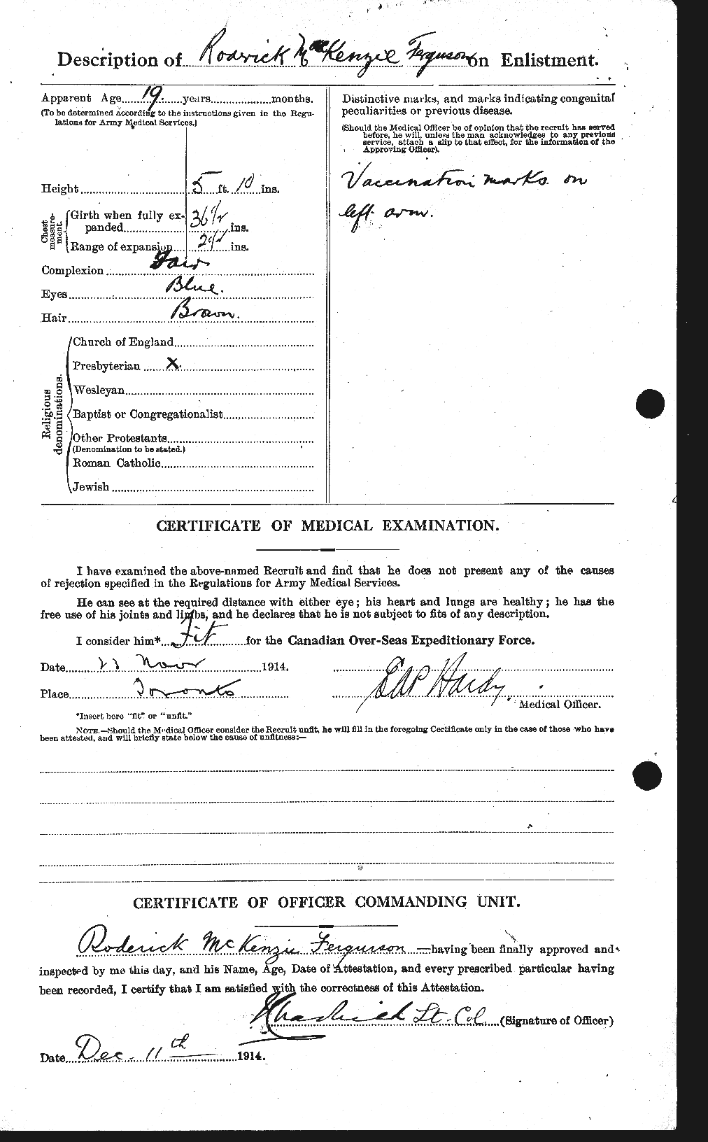 Personnel Records of the First World War - CEF 321267b