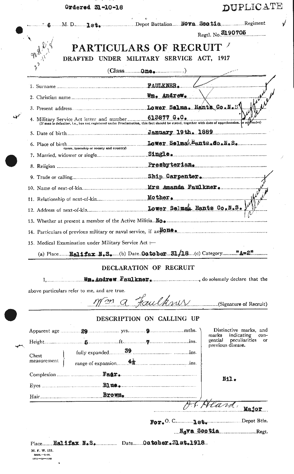 Personnel Records of the First World War - CEF 321328a