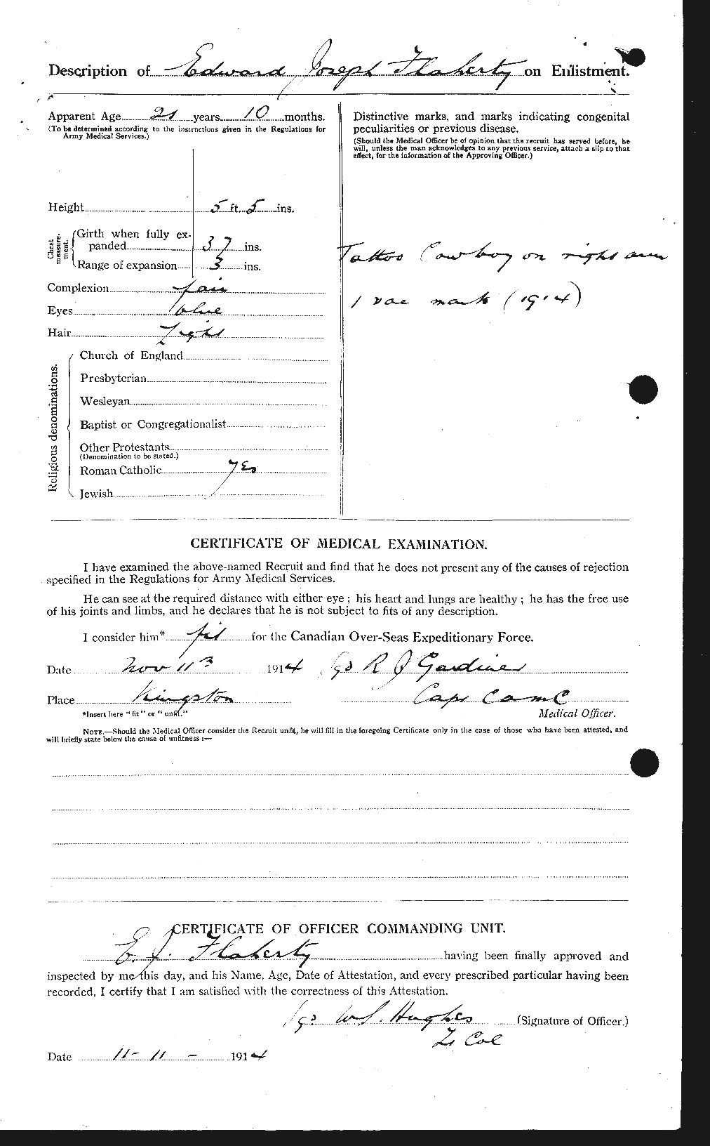 Personnel Records of the First World War - CEF 323352b