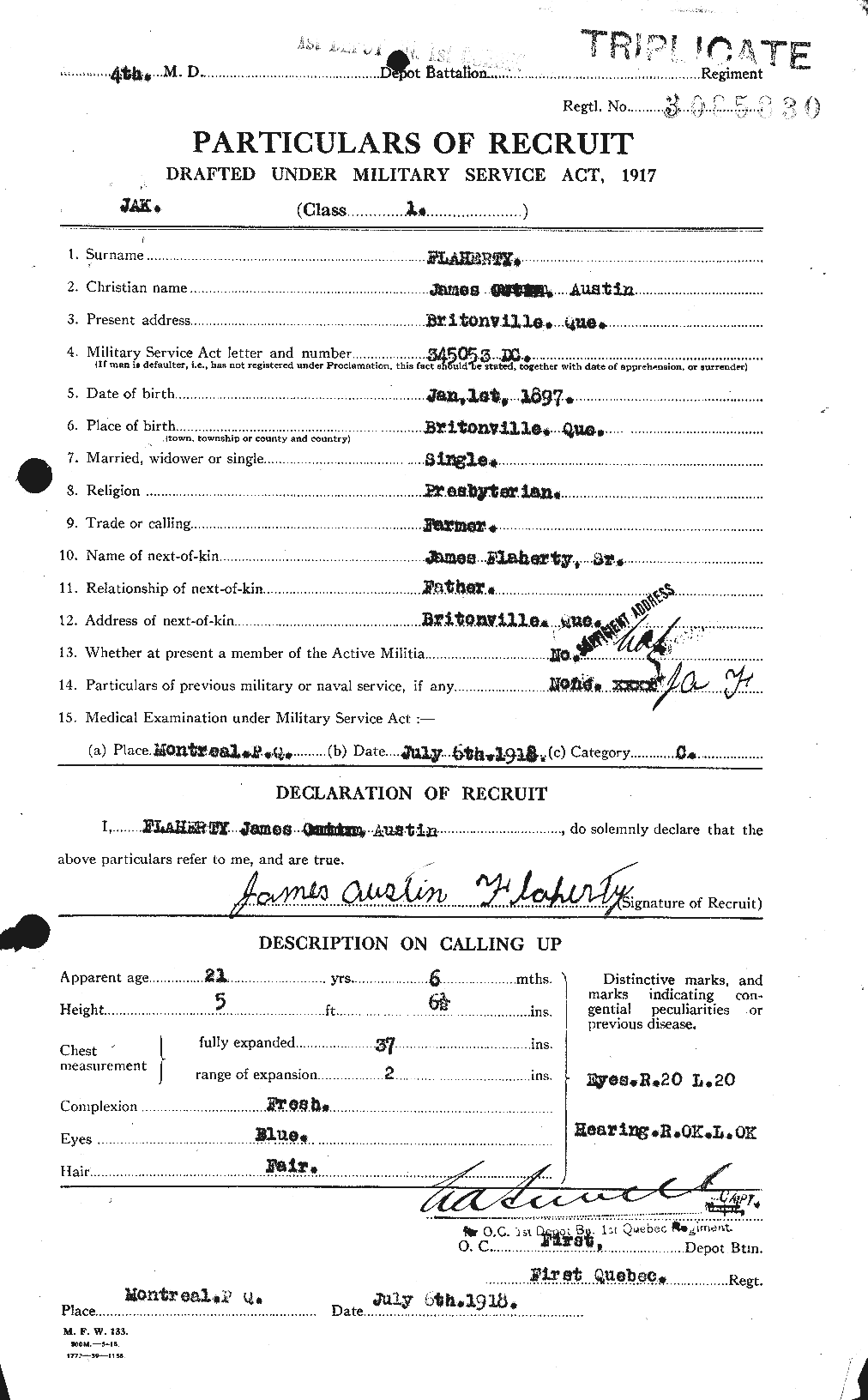 Personnel Records of the First World War - CEF 323359a