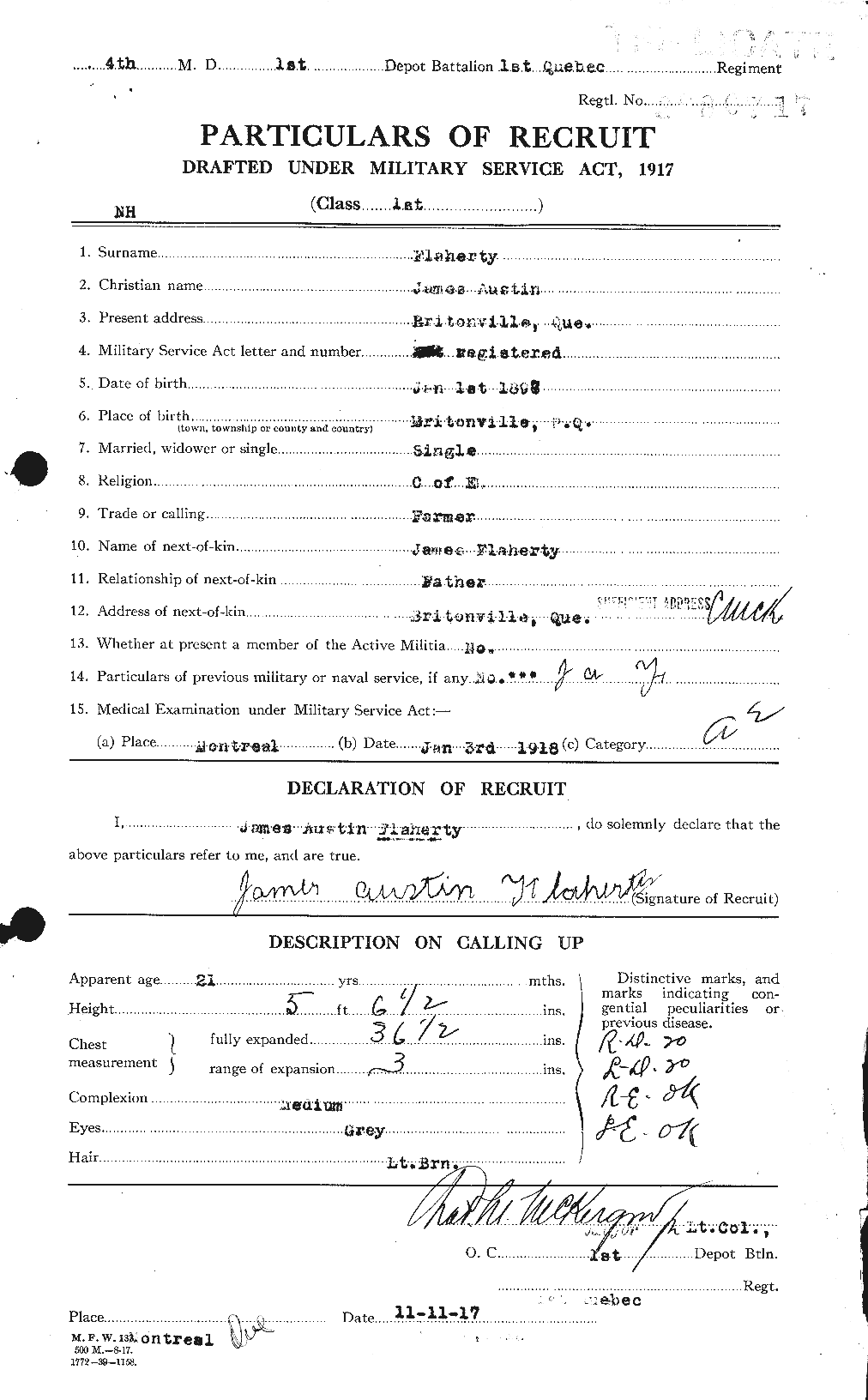 Personnel Records of the First World War - CEF 323360a