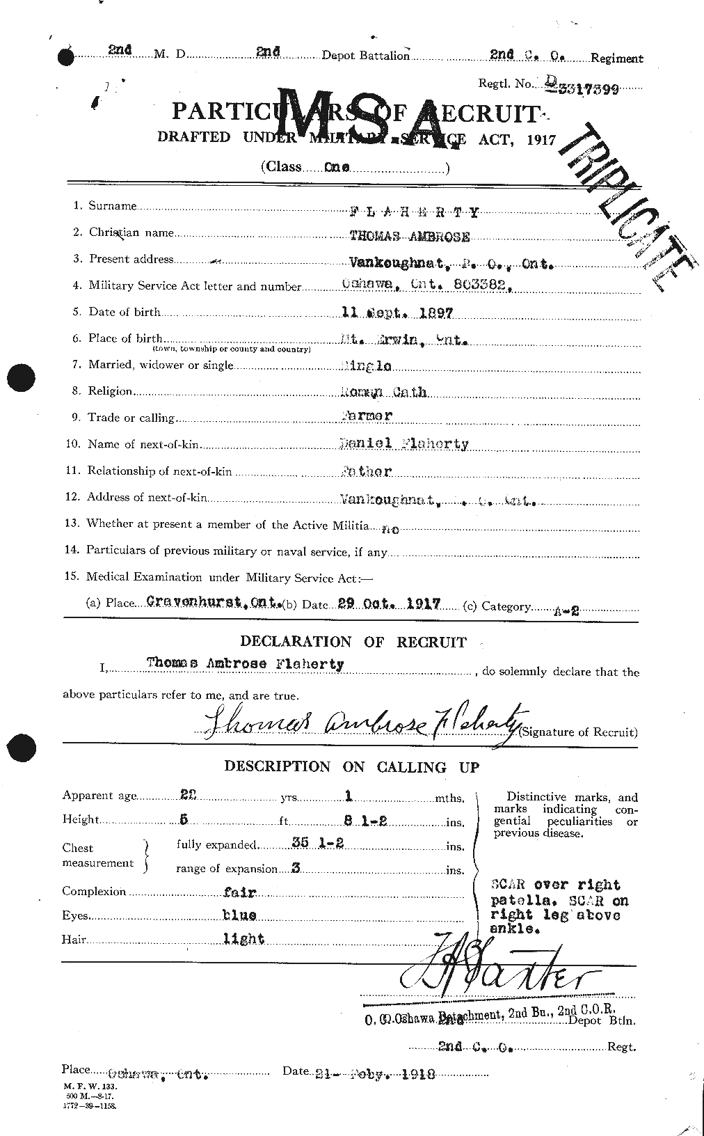 Personnel Records of the First World War - CEF 323382a
