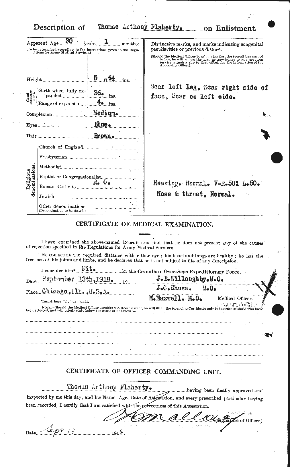Personnel Records of the First World War - CEF 323383b