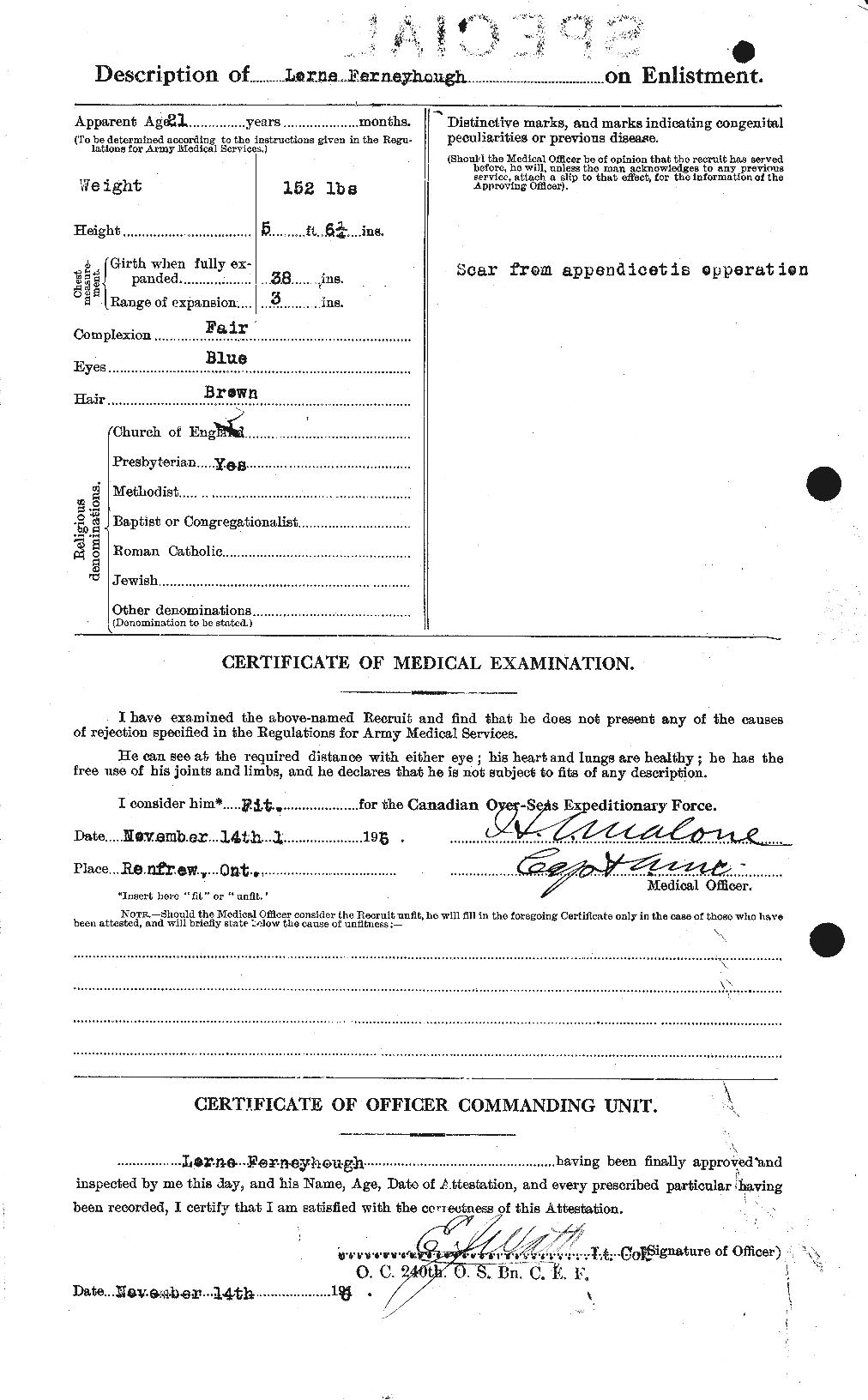 Personnel Records of the First World War - CEF 323583b